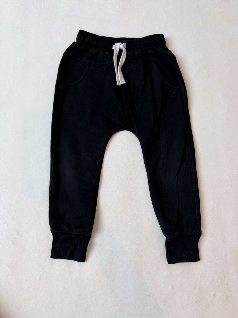 Little Bipsy Black Sweatpants Size 4T-5T